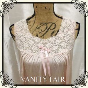Gorgeous pale pink nightie with lace top